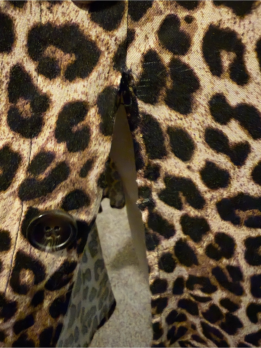 Torrid Leopard Print Button Front Midi Dress Size 2 Plus - Picture 7 of 8